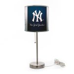 New York Yankees USB Chrome Lamp with Changeable Shade Insert 7 New York Yankees USB Chrome Lamp with Changeable Shade Insert