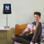 New York Yankees USB Chrome Lamp with Changeable Shade Insert 8 New York Yankees USB Chrome Lamp with Changeable Shade Insert