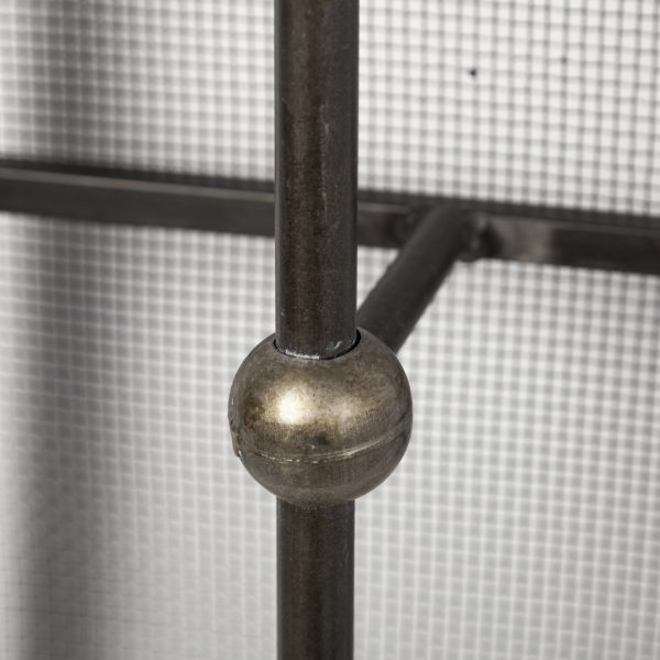 Newcomb 7x53.5 GoldBlack Metal Meshed Rectangular Wall Sconce 4