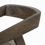 Nicholas I Onyx Brown Solid Wood Dining Chair