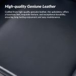 Nicole Genuine Leather Tufted Wingback Accent Chair 8 Nicole Genuine Leather Tufted Wingback Accent Chair