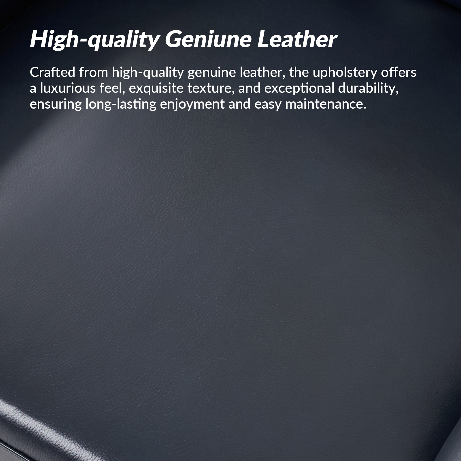 Nicole Genuine Leather Tufted Wingback Accent Chair 3 Nicole Genuine Leather Tufted Wingback Accent Chair - Image 3