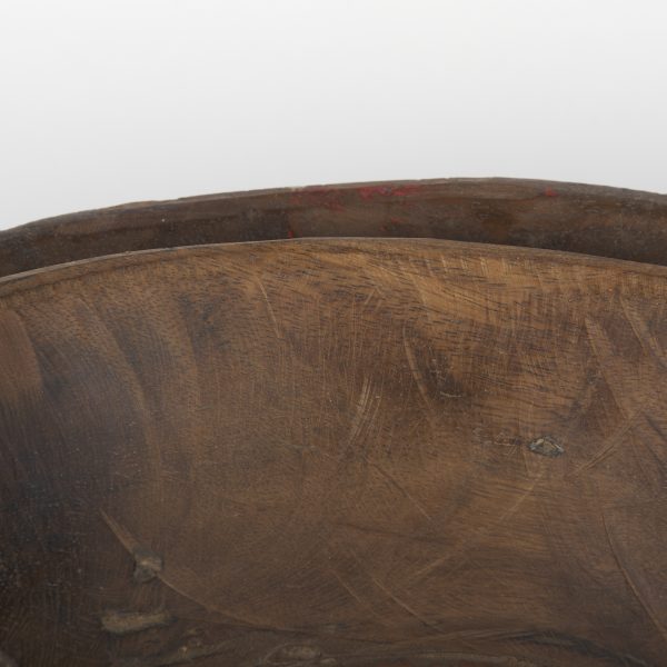 Nikita Set of 2 Large Medium Brown Reclaimed Wood Bowls 4