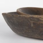 Nikita Set of 2 Large Medium Brown Reclaimed Wood Bowls