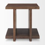 Nohr Medium Brown Wood Accent Table