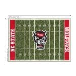 North Carolina State 4x6 Homefield Rug 4 North Carolina State 4x6 Homefield Rug