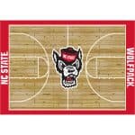 North Carolina State 6x8 Courtside Rug 5 North Carolina State 6x8 Courtside Rug