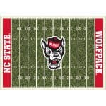 North Carolina State 6x8 Homefield Rug 4 North Carolina State 6x8 Homefield Rug