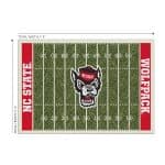 North Carolina State 6x8 Homefield Rug 6 North Carolina State 6x8 Homefield Rug