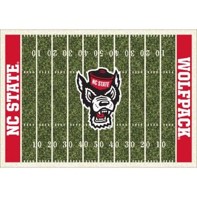 North Carolina State 6x8 Homefield Rug