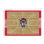 North Carolina State 8x11 Courtside Rug 5 North Carolina State 8x11 Courtside Rug