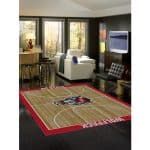 North Carolina State 8x11 Courtside Rug 4 North Carolina State 8x11 Courtside Rug