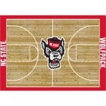 North Carolina State 8x11 Courtside Rug 6 North Carolina State 8x11 Courtside Rug
