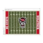 North Carolina State 8x11 Homefield Rug 4 North Carolina State 8x11 Homefield Rug