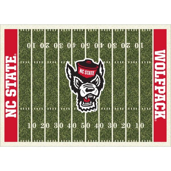 North Carolina State 8x11 Homefield Rug 2