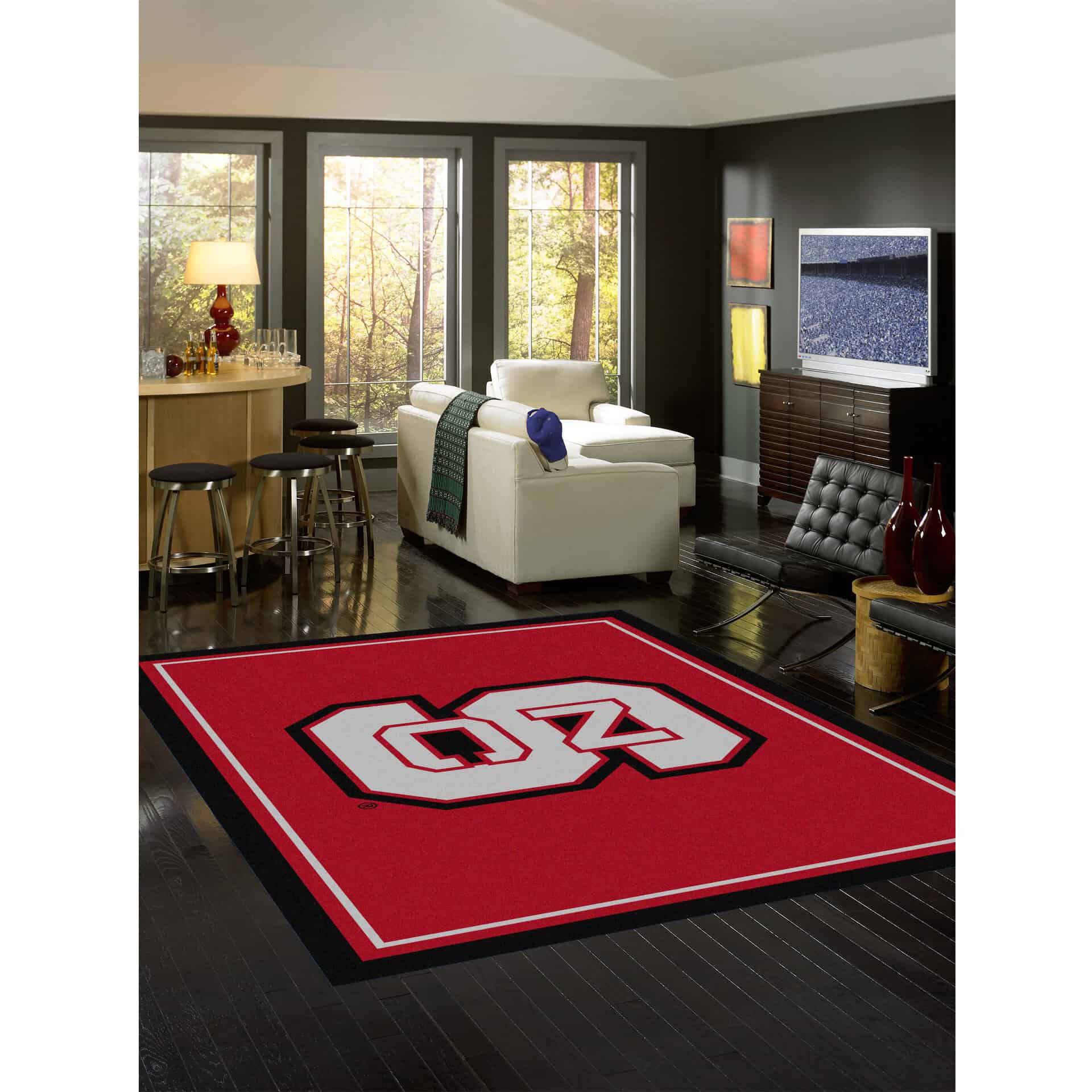 North Carolina State 8x11 Spirit Rug 2 North Carolina State 8x11 Spirit Rug - Image 2