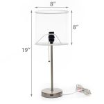 North Carolina State Chrome Lamp
