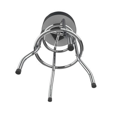 North Carolina State Logo Chrome Bar Stool