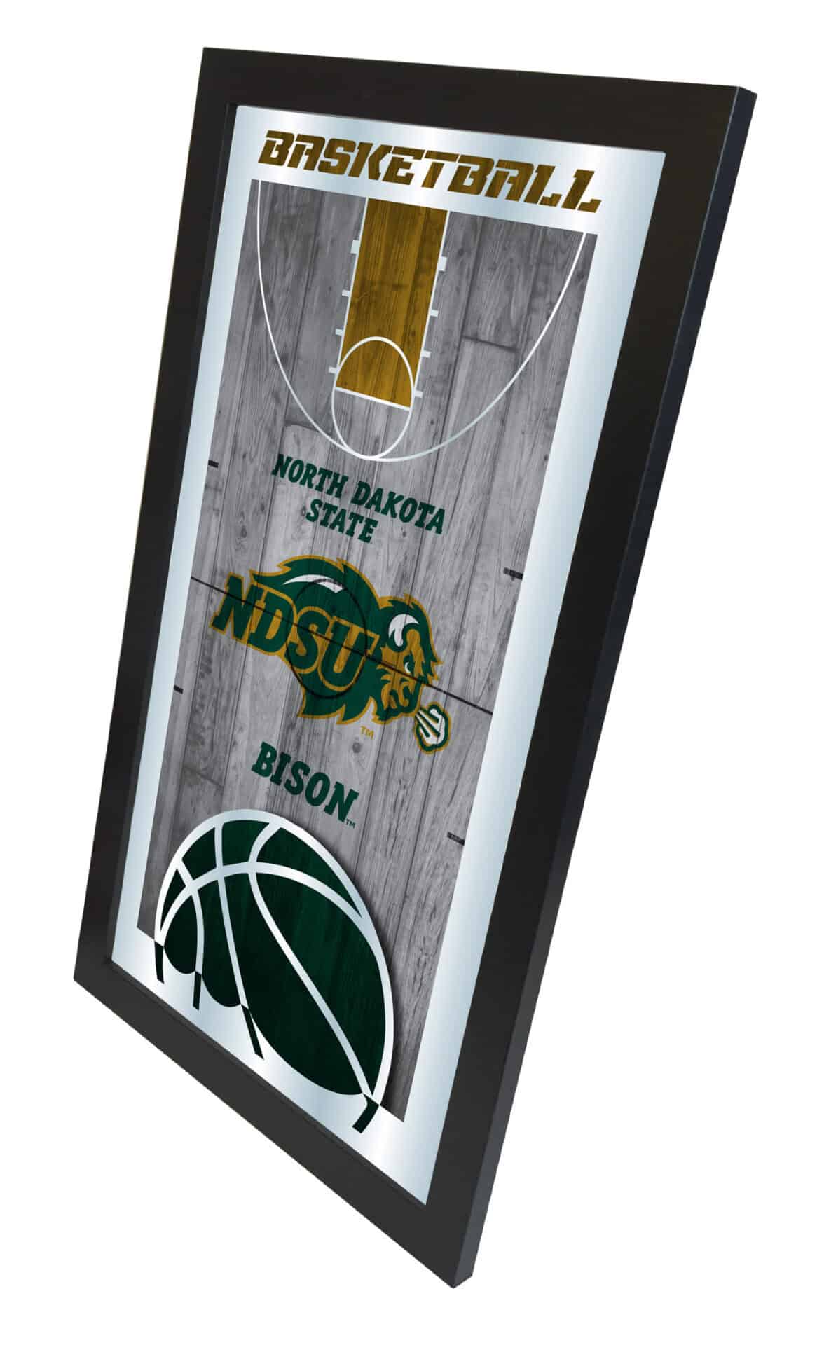 North Dakota State University 15x26 Basketball Wall Mirror 2 North Dakota State University 15x26 Basketball Wall Mirror - Image 2