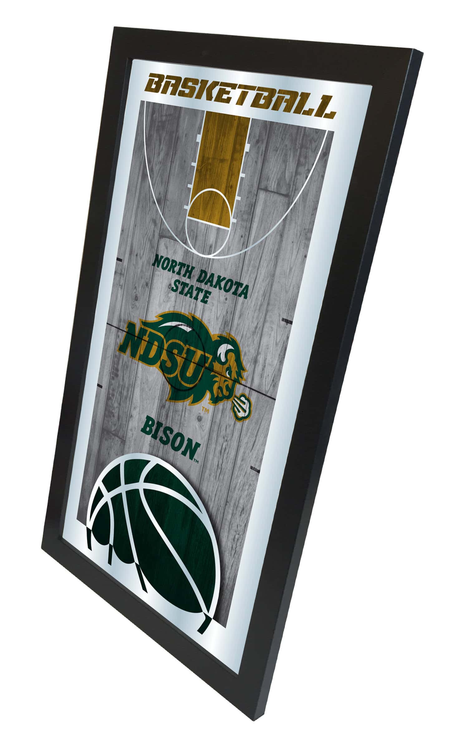 North Dakota State University 15x26 Basketball Wall Mirror 5 North Dakota State University 15x26 Basketball Wall Mirror