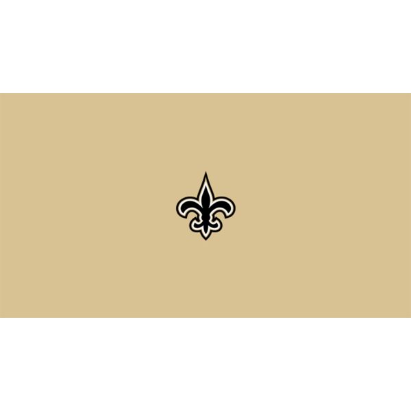 North Orleans Saints 8 ft Anti Friction Billiard Cloth 1