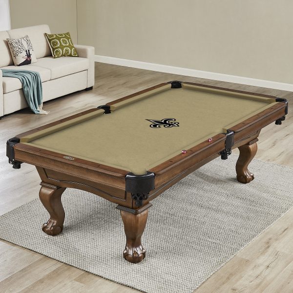 North Orleans Saints 8 ft Anti Friction Billiard Cloth