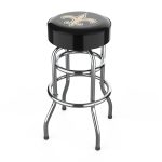 North Orleans Saints Chrome Logo American Bar Stool