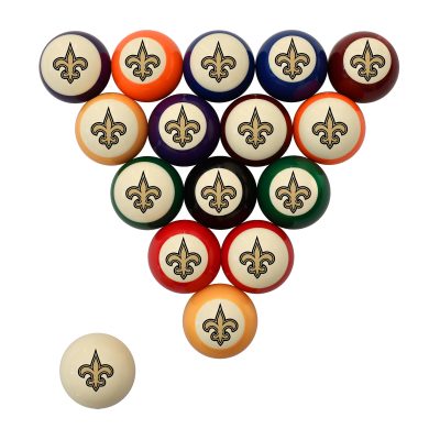 North Orleans Saints Polyester Retro Billiard Ball Set
