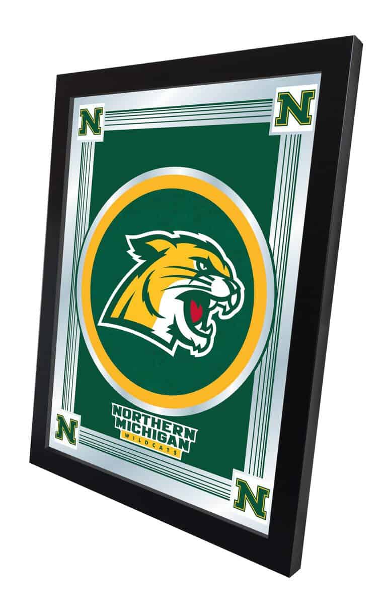 Northern Michigan University 17x22 Logo Wall Mirror 2 Northern Michigan University 17x22 Logo Wall Mirror - Image 2