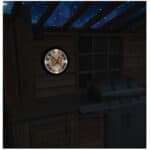 Brigham Young University 14-Inch Indoor/Outdoor LED Wall Clock in Black