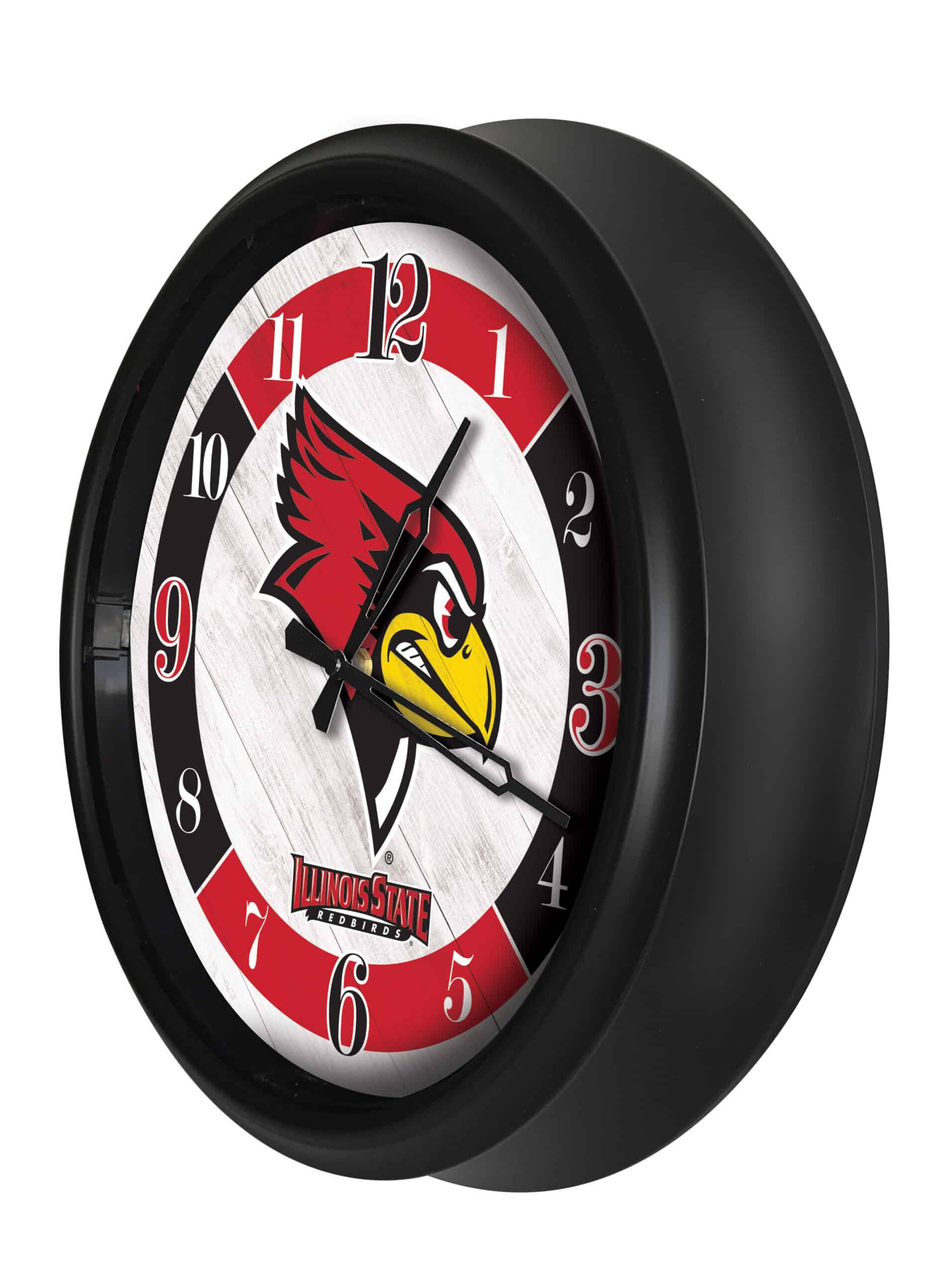 Illinois State University 14-Inch Indoor/Outdoor LED Wall Clock in Black 8 Illinois State University 14-Inch Indoor/Outdoor LED Wall Clock in Black