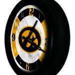 University of Iowa 14-Inch Indoor/Outdoor LED Wall Clock in Black