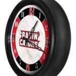 University of Louisiana at Lafayette 14-Inch Indoor/Outdoor LED Wall Clock in Black