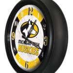 Michigan Tech University 14-Inch Indoor/Outdoor LED Wall Clock in Black
