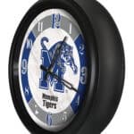 University of Memphis 14-Inch Indoor/Outdoor LED Wall Clock in Black