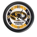 University of Missouri 14-Inch Indoor/Outdoor LED Wall Clock in Black