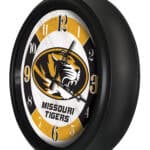University of Missouri 14-Inch Indoor/Outdoor LED Wall Clock in Black