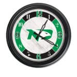University of North Dakota 14-Inch Indoor/Outdoor LED Wall Clock in Black