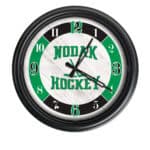 University of North Dakota (Hockey) 14-Inch Indoor/Outdoor LED Wall Clock in Black