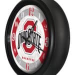 Ohio State University 14-Inch Indoor/Outdoor LED Wall Clock in Black