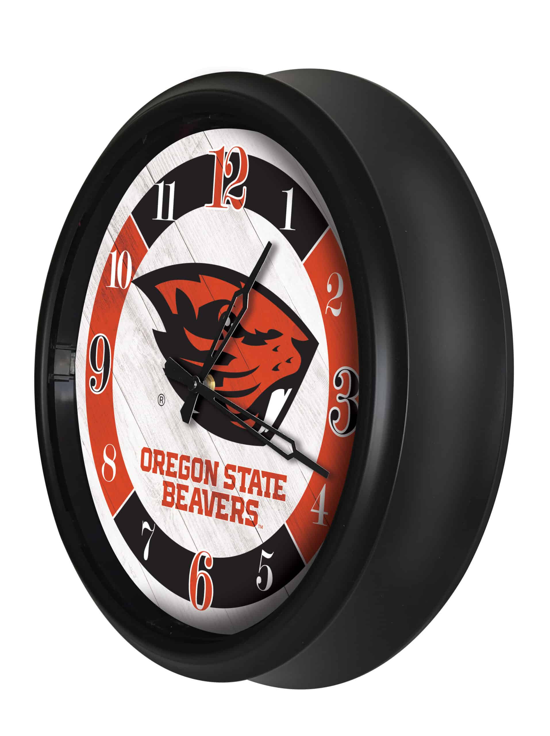 Oregon State University 14-Inch Indoor/Outdoor LED Wall Clock in Black 8 Oregon State University 14-Inch Indoor/Outdoor LED Wall Clock in Black