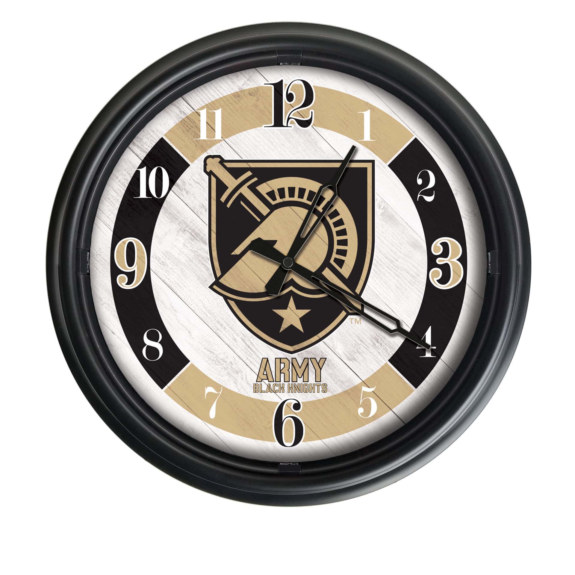 US Military Academy 14-Inch Indoor/Outdoor LED Wall Clock in Black 7 US Military Academy 14-Inch Indoor/Outdoor LED Wall Clock in Black