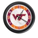 Virginia Tech University 14-Inch Indoor/Outdoor LED Wall Clock in Black