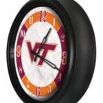 Virginia Tech University 14-Inch Indoor/Outdoor LED Wall Clock in Black