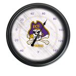 East Carolina University 14-Inch Black Indoor/Outdoor LED Logo Thermometer