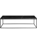 ONIX Black Marble Rectangular Coffee Table Black Frame 8 ONIX Black Marble Rectangular Coffee Table Black Frame