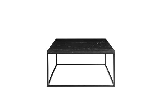 ONIX Black Marquina Marble Square Coffee Table 1