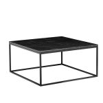 ONIX Black Marquina Marble Square Coffee Table 6 ONIX Black Marquina Marble Square Coffee Table