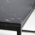 ONIX Black Marquina Marble Square End Table 9 ONIX Black Marquina Marble Square End Table