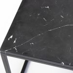 ONIX Black Marquina Marble Square End Table 11 ONIX Black Marquina Marble Square End Table